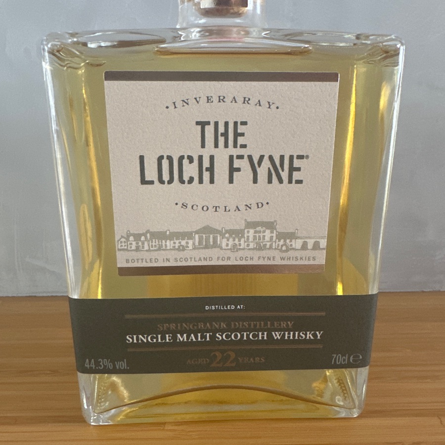 The Loch Fyne Springbank 22 year