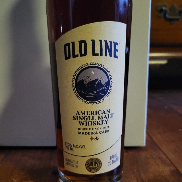 Old Line American Single Malt Whiskey Double Oak Madeira Cask