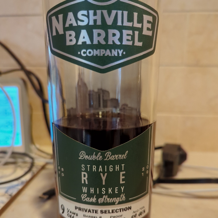 Nashville Barrell Double Barrell Straight Rye