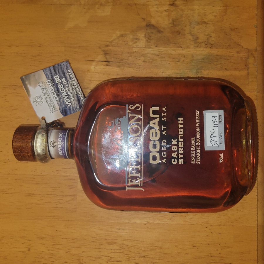 Jefferson's Ocean Aged at Sea Voyage 30 Cask Strength