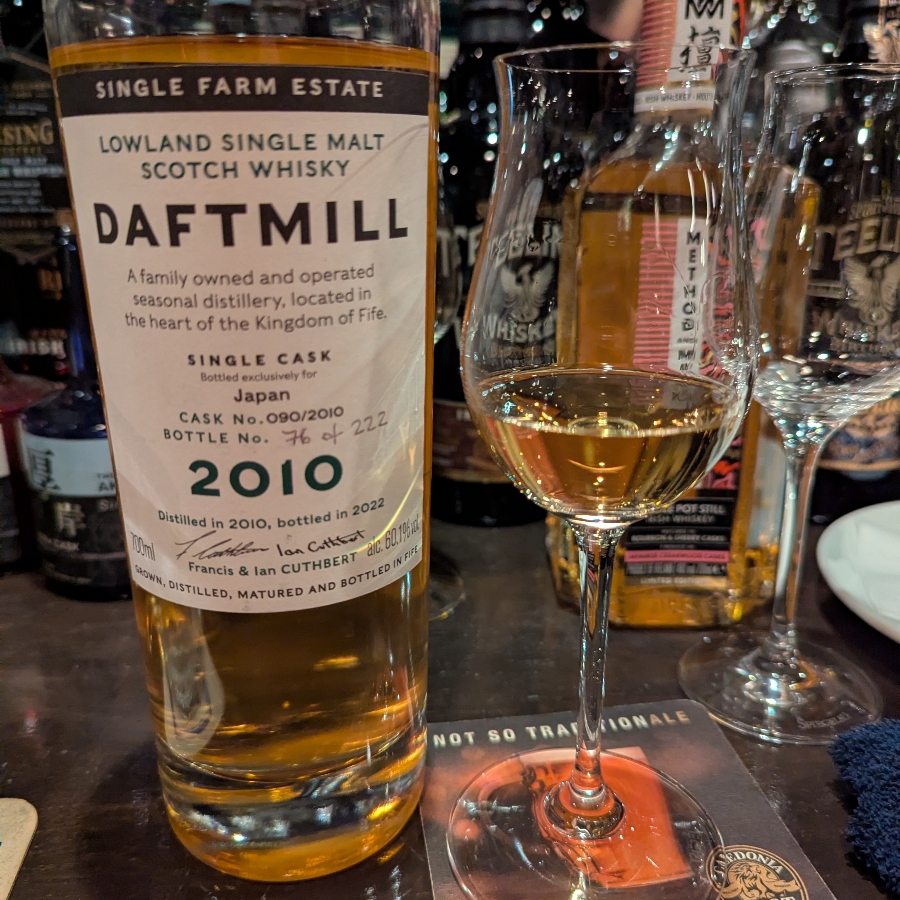 Daftmill 2010 Single Cask 090/2010 (Japan)