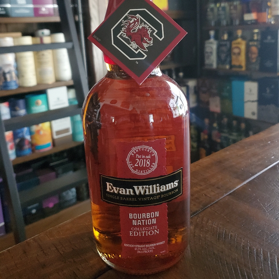 Evan Williams Single Barrel Collegiate Edition 2026 (South Carolina Gamecocks)