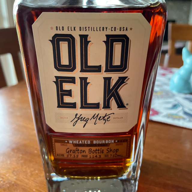 Old Elk Single Barrel Wheated Bourbon - Grafton Bottle Shop #859