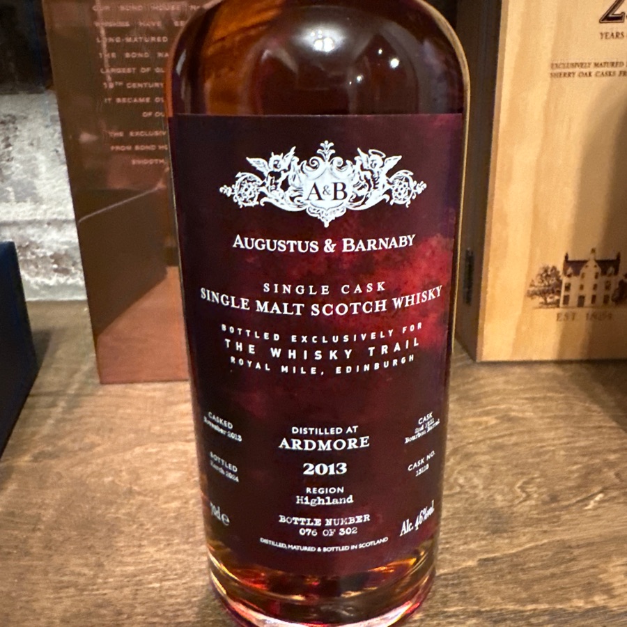 Augustus & Barnaby Single Cask 2013