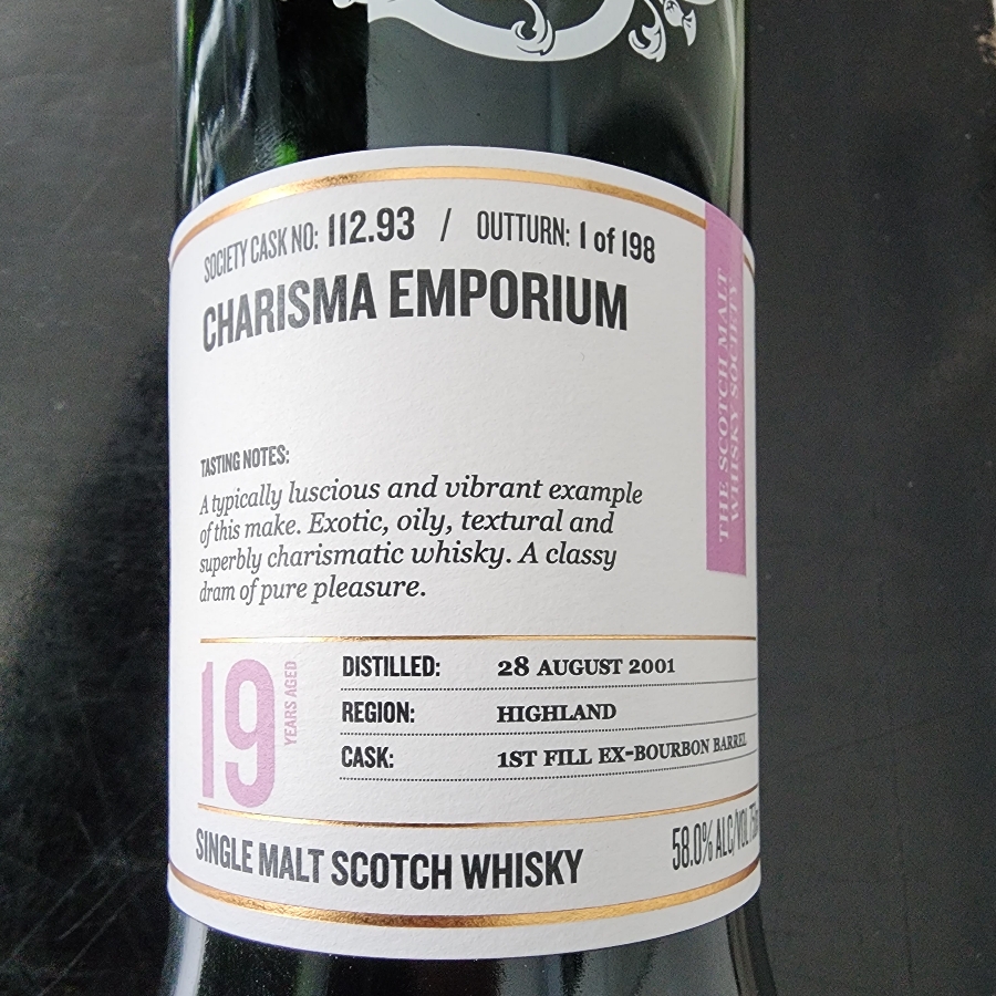 Charisma Emporium SMWS 112.93