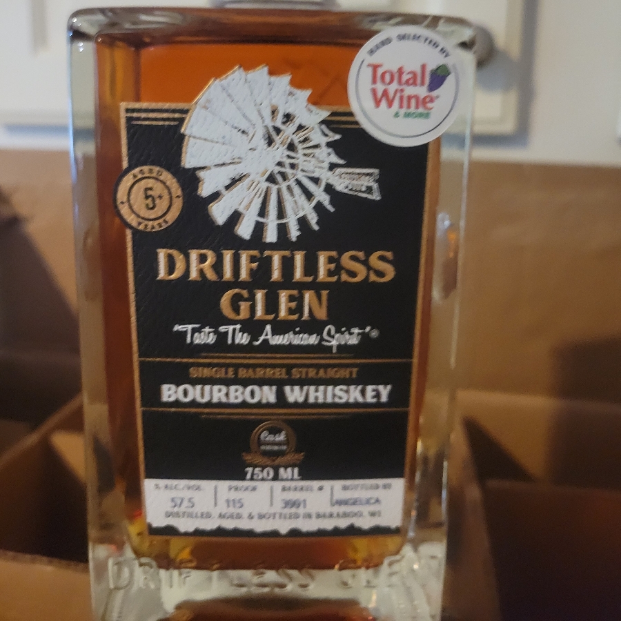 Driftless Glen Single Barrel Straight (Total Wine) 3991
