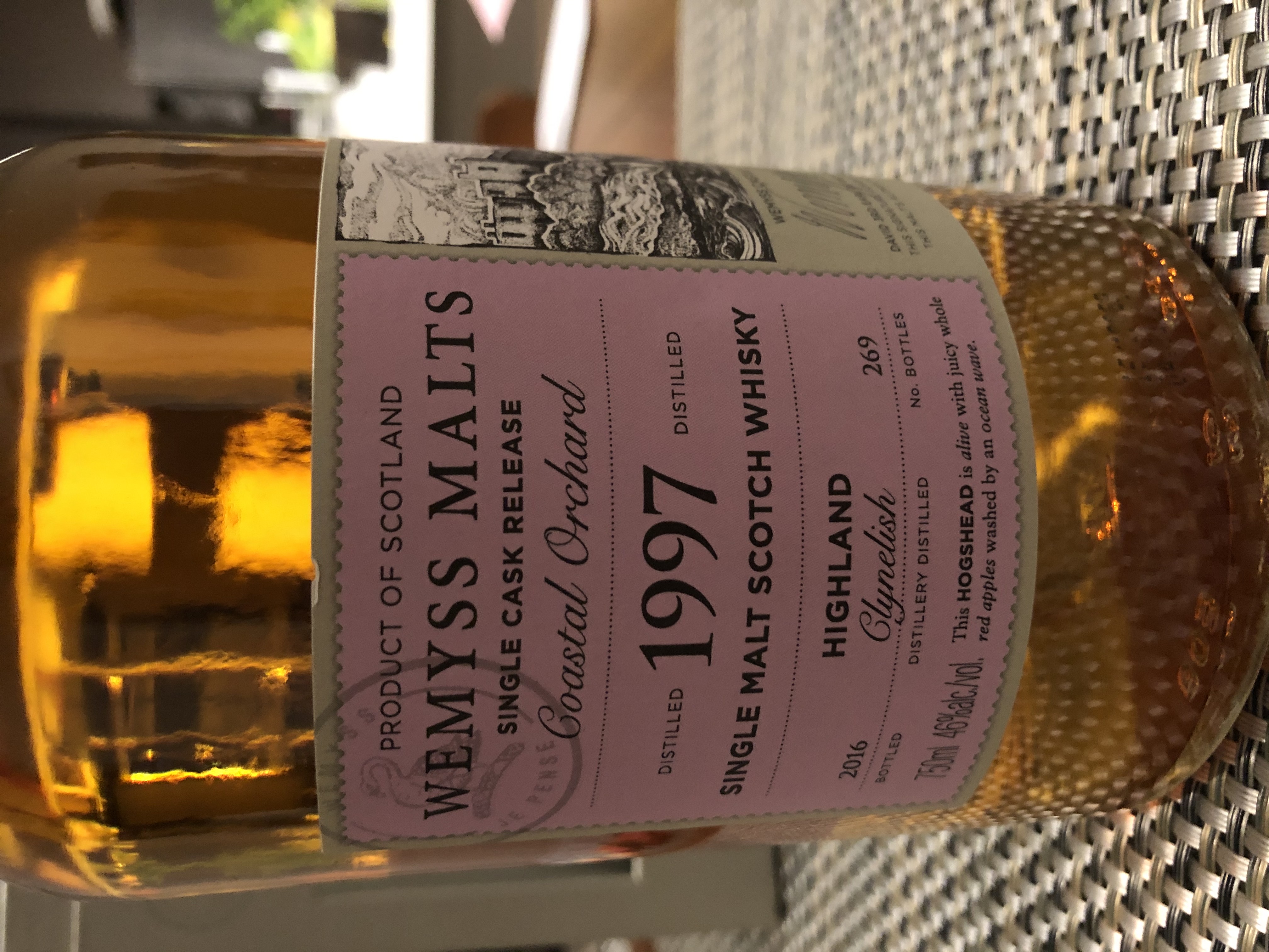 1997 Clynelish 19 Year "Coastal Orchard" (Wemyss Malts)