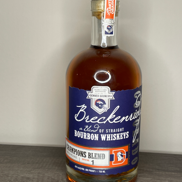 Breckenridge Bourbon Whiskey - Champions Blend (Batch 1-Blue Label)