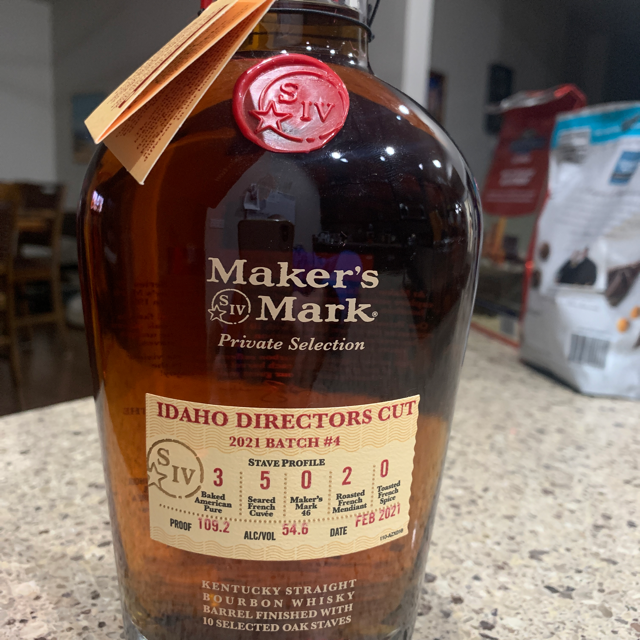 Maker's Mark Idaho Directors Cut Batch 4