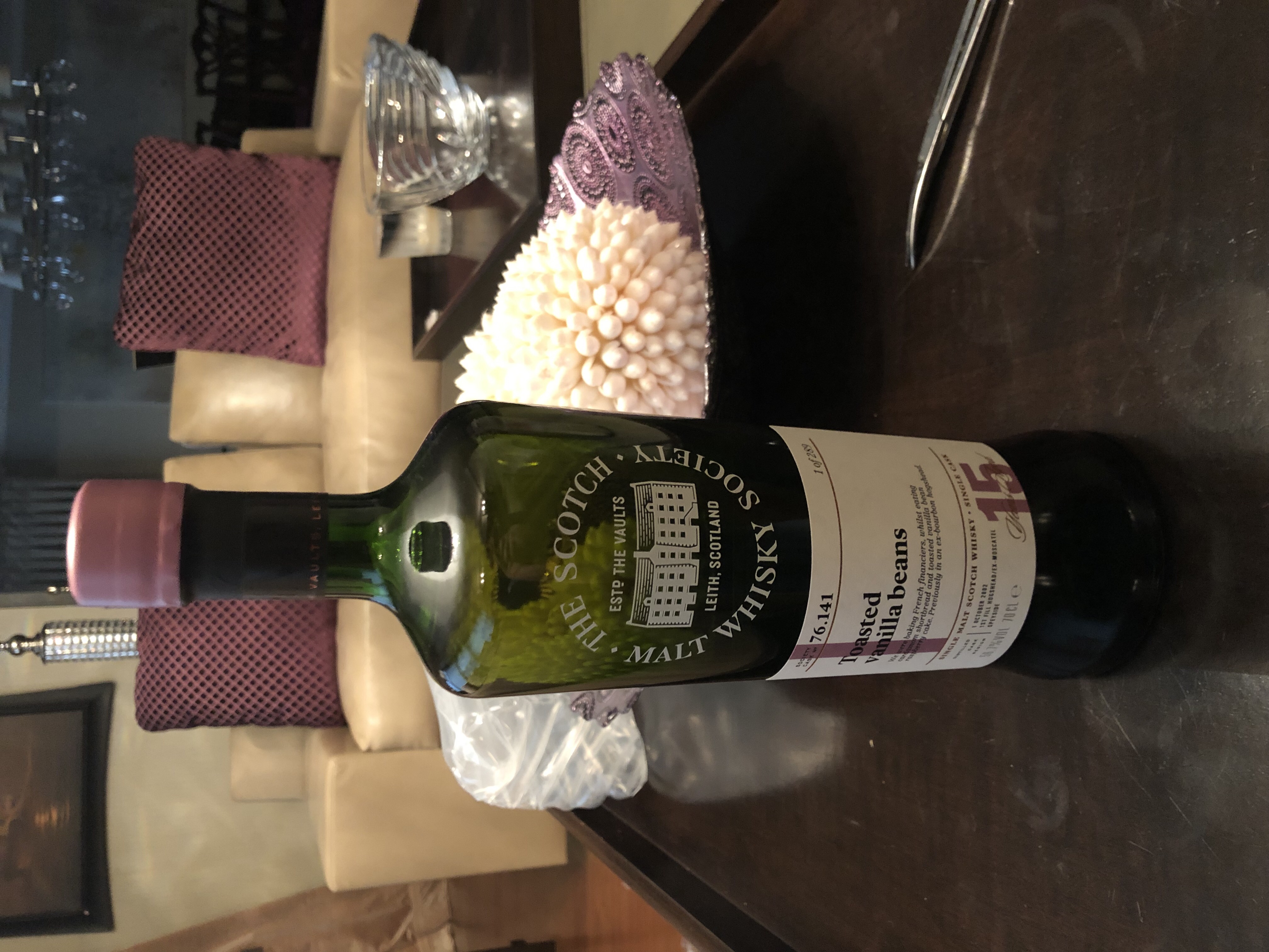 Toasted vanilla beans 76.141 (SMWS)