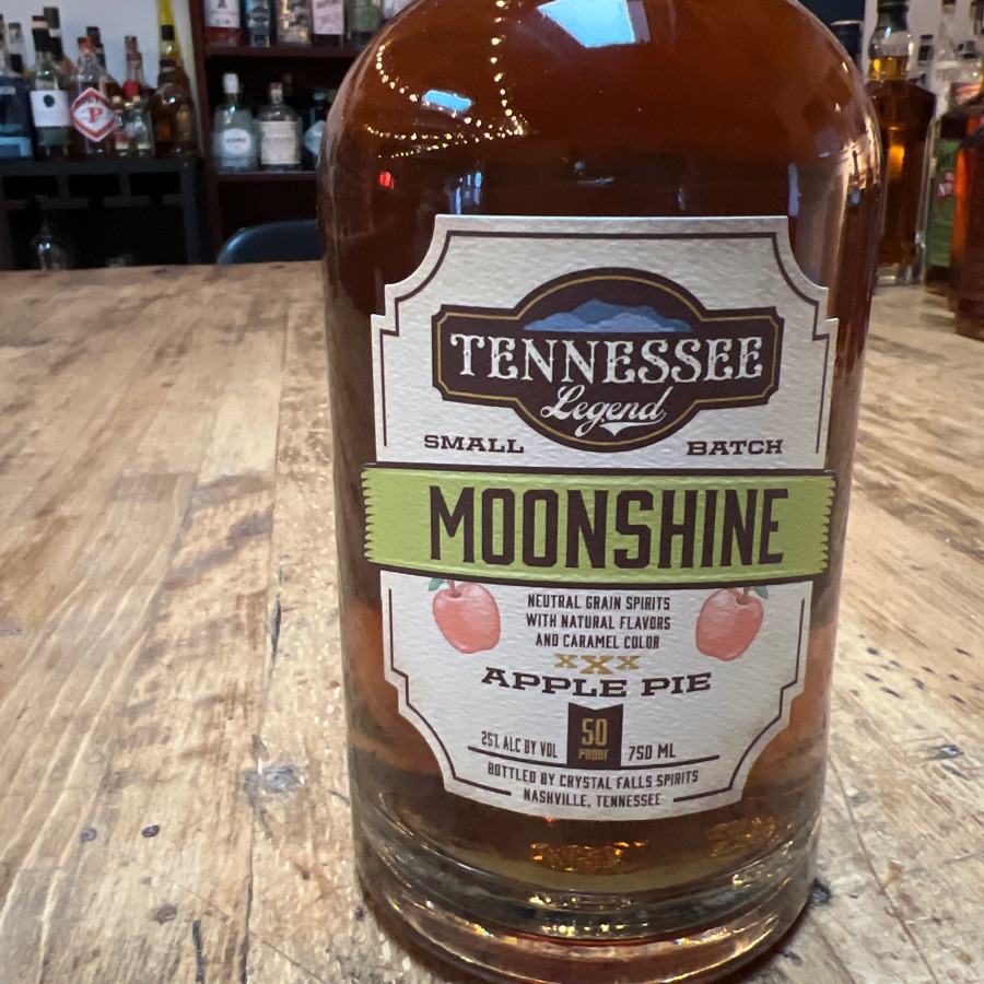 Tennessee Legend small batch Moonshine Apple PIe