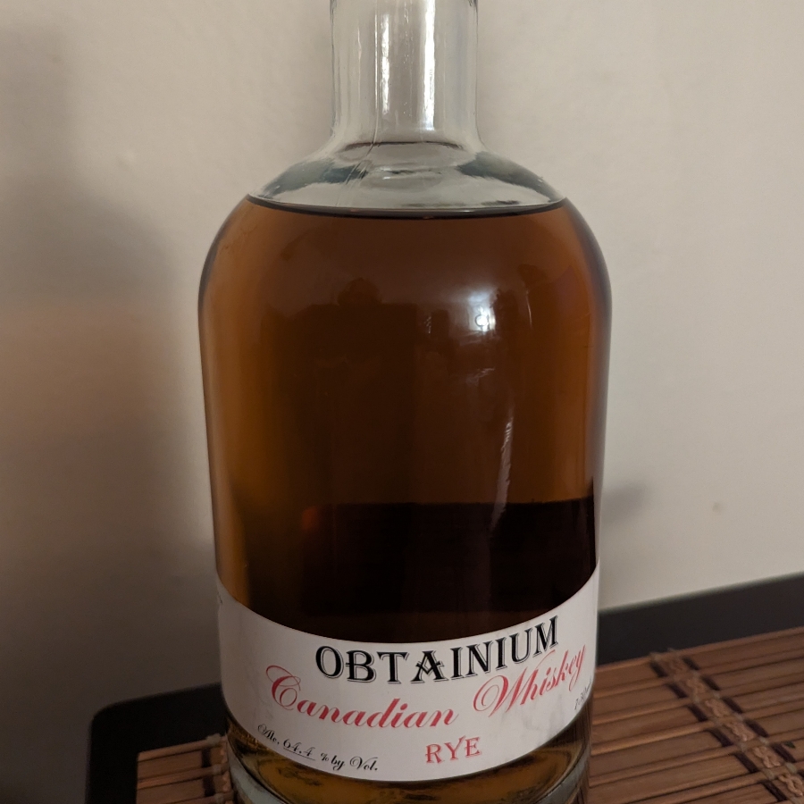 Obtainium Canadian Whiskey: Rye