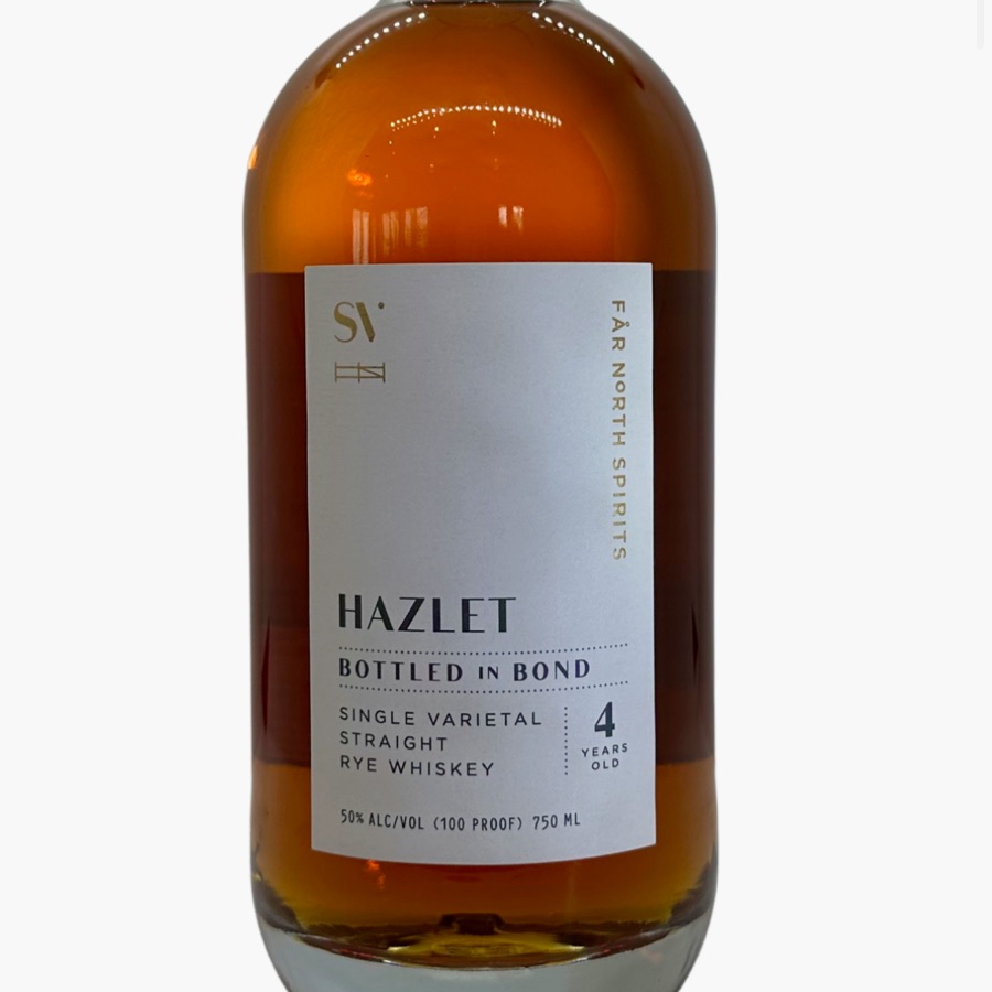 Far North Hazlet Bottled in Bond Single Varietal Rye