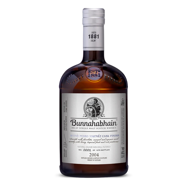 Bunnahabhain 2004 Mòine Pedro Ximenez 17 year