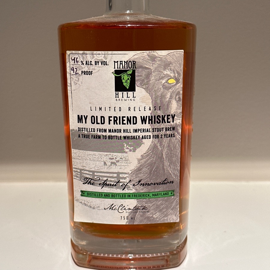 Manor Hill Brewing My Old Friend Whiskey