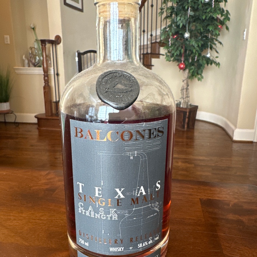 Balcones Single Malt Cask Strength 10/11/16,  561 of 573