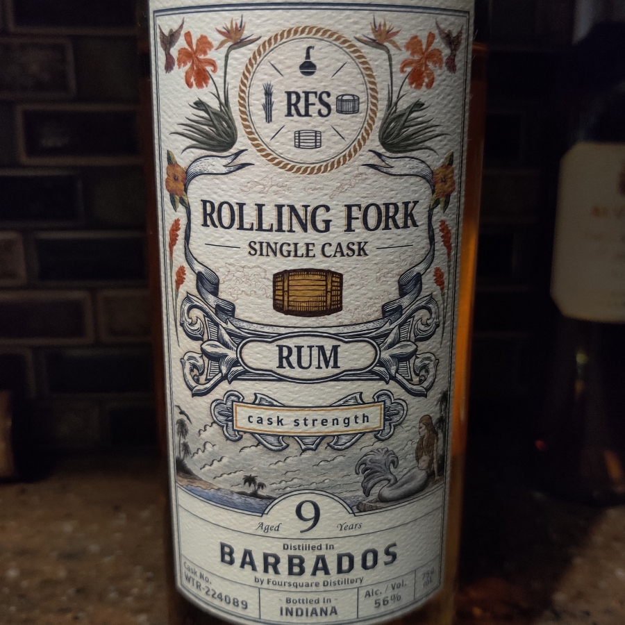 Foursquare 9 Single Cask Cask Strength (Rolling Fork)