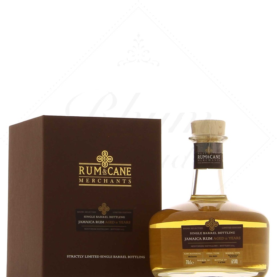Rum & Cane Jamaica Monymusk 11 years Single cask 61°