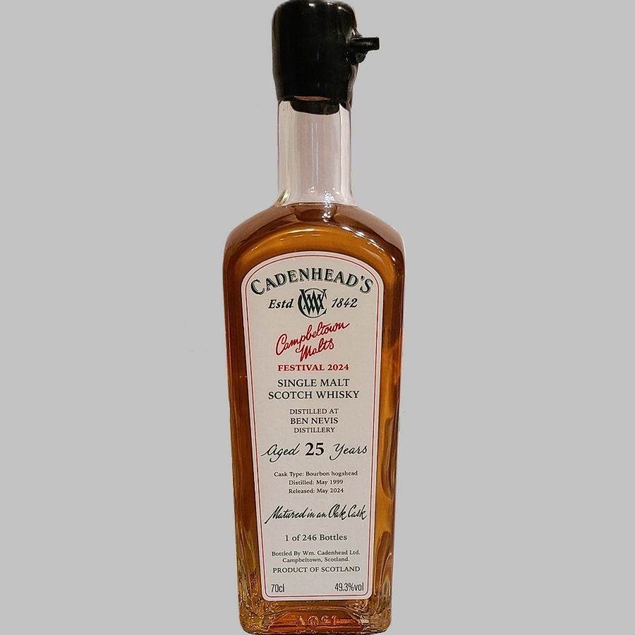 Ben Nevis 1999 Cadenhead's Campbeltown Malts Festival 2024