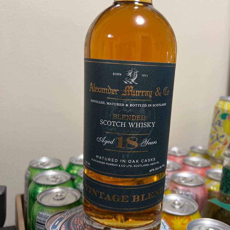Alexander Murray Aged 18 Years Blended Scotch Whisky