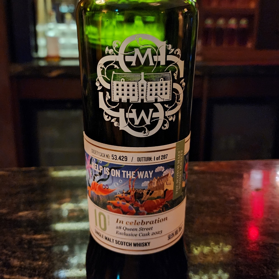 SMWS Kelp is on the Way, 10yo in Celebration of 28 Queen Street