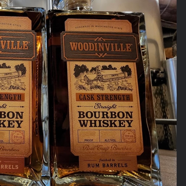 Woodinville Cask Strength Straight Bourbon Rum Barrel Finish