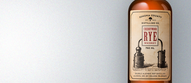 Sonoma County Distilling Co. Cherrywood Rye Whiskey (Batch #2)