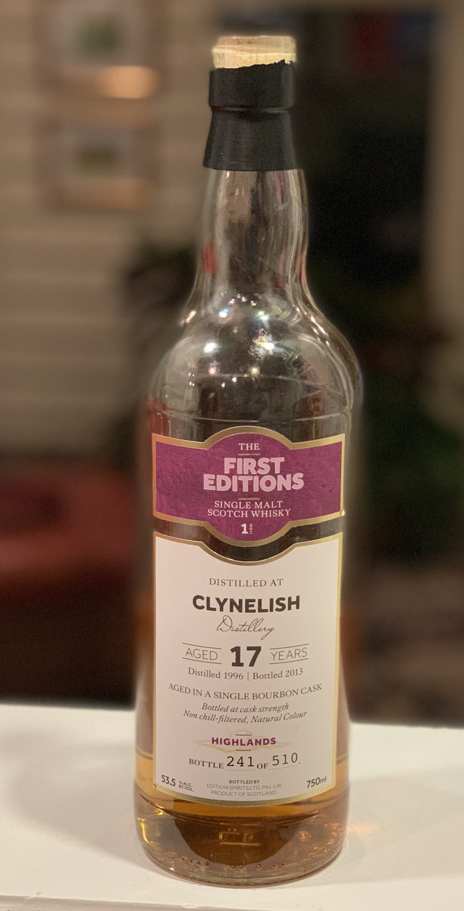 Clynelish 1996 17 Year (First Editions)