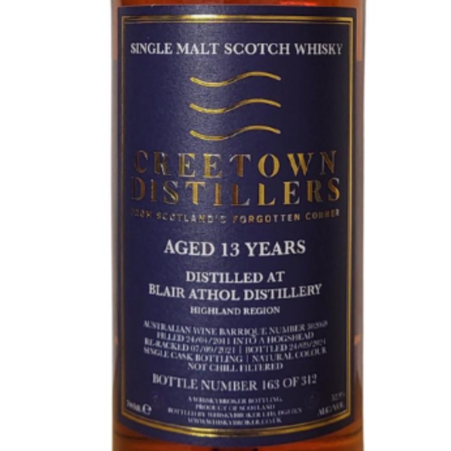 Blair Athol 13 Years Cask#302069 (Creetown)