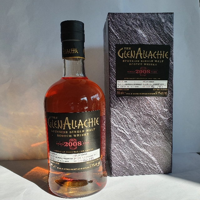 GLENALLACHIE 2008 SINGLE CASK MARSALA HOGSHEAD