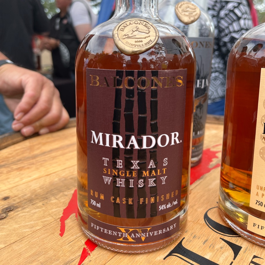 Balcones Mirador Rum Cask Finished XV Anniversary