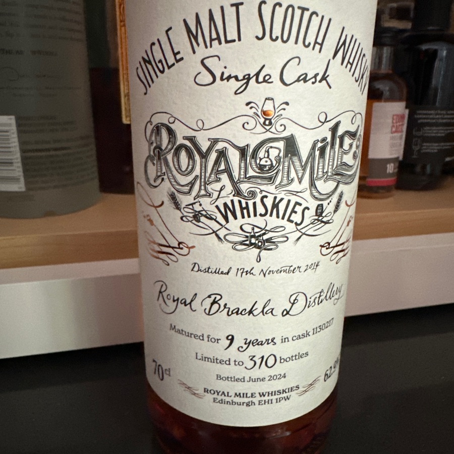 Royal Brackla Distillery - Royal Mile Single Cask