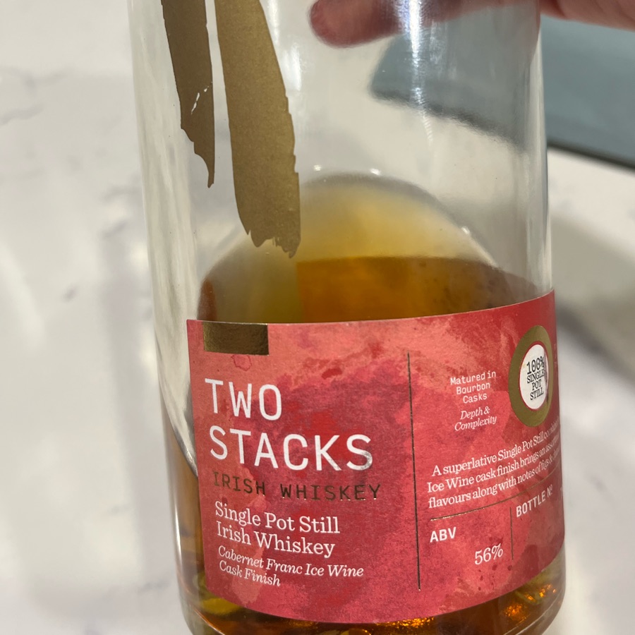 Two Stacks Single Pot Still Cabernet Franc Ice Wine Cask Finish