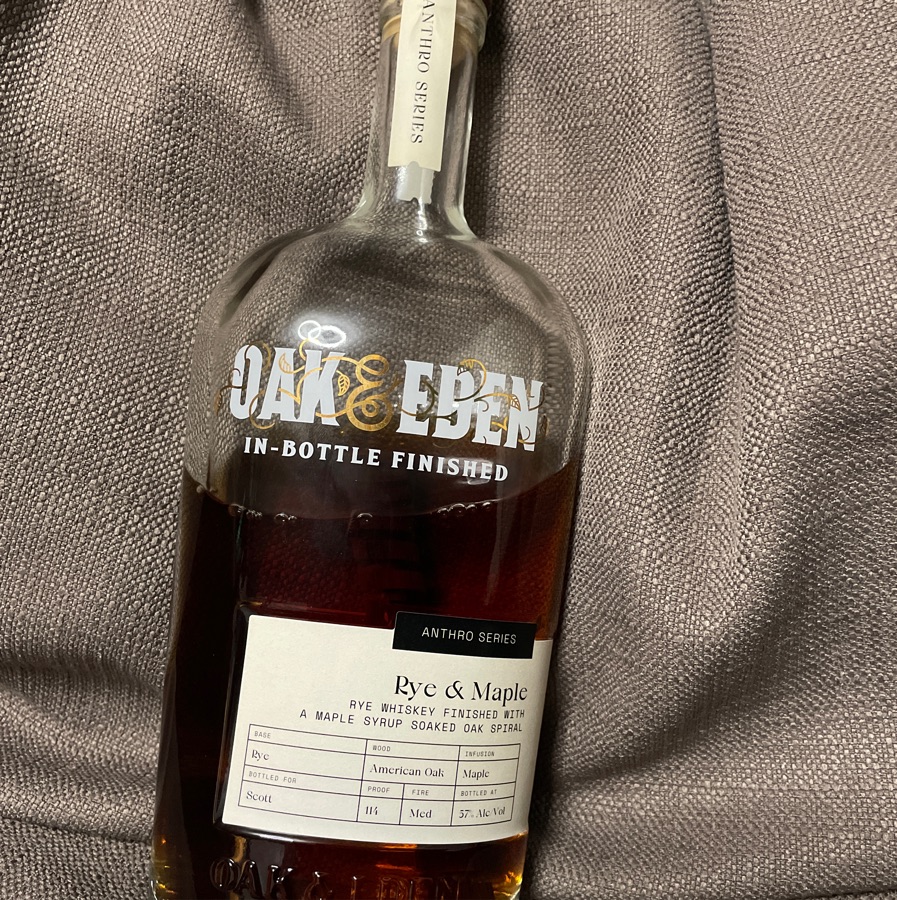 Oak & Eden Rye & Maple Anthro Series