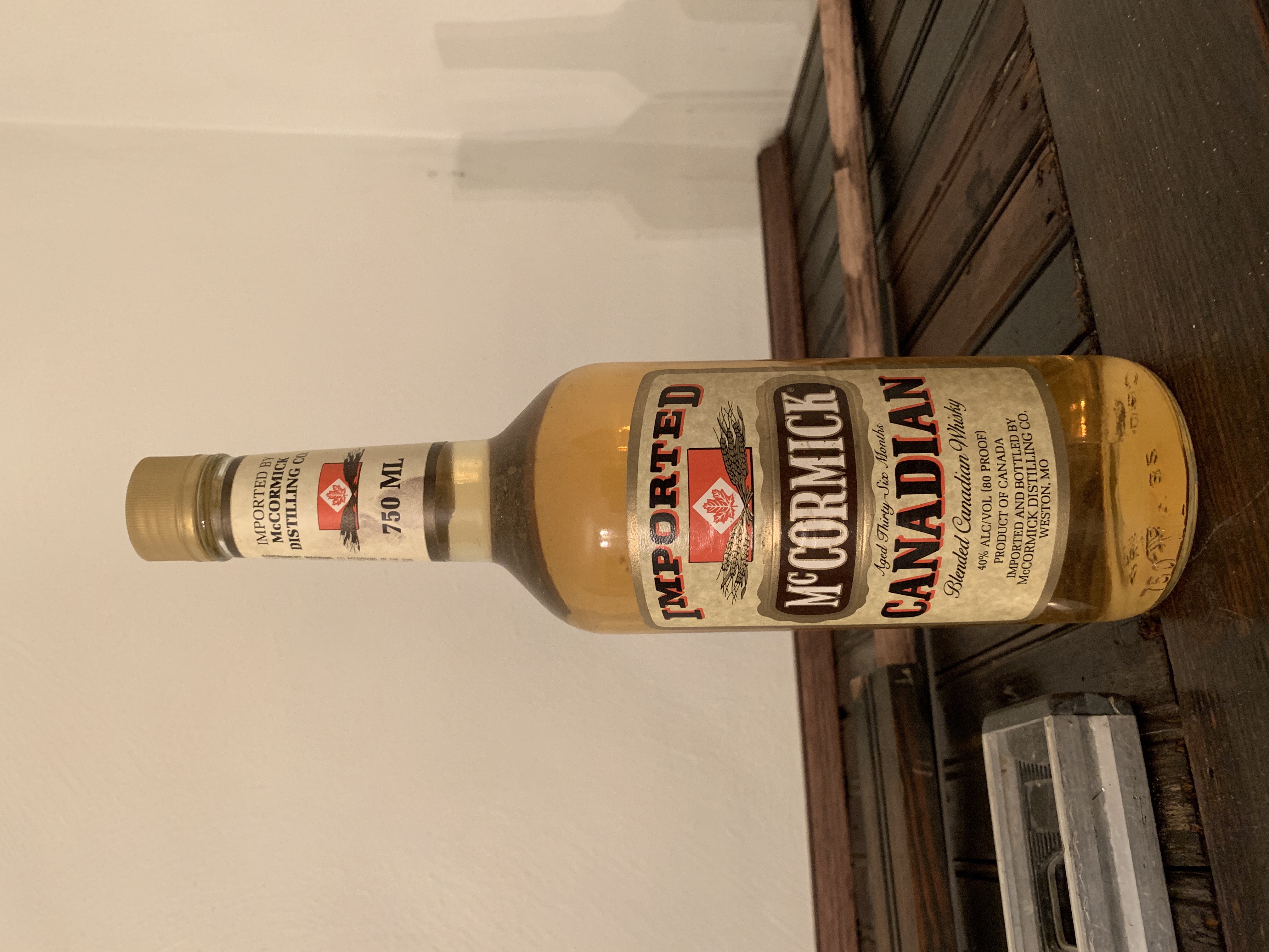McCormick Blended Canadian Whisky