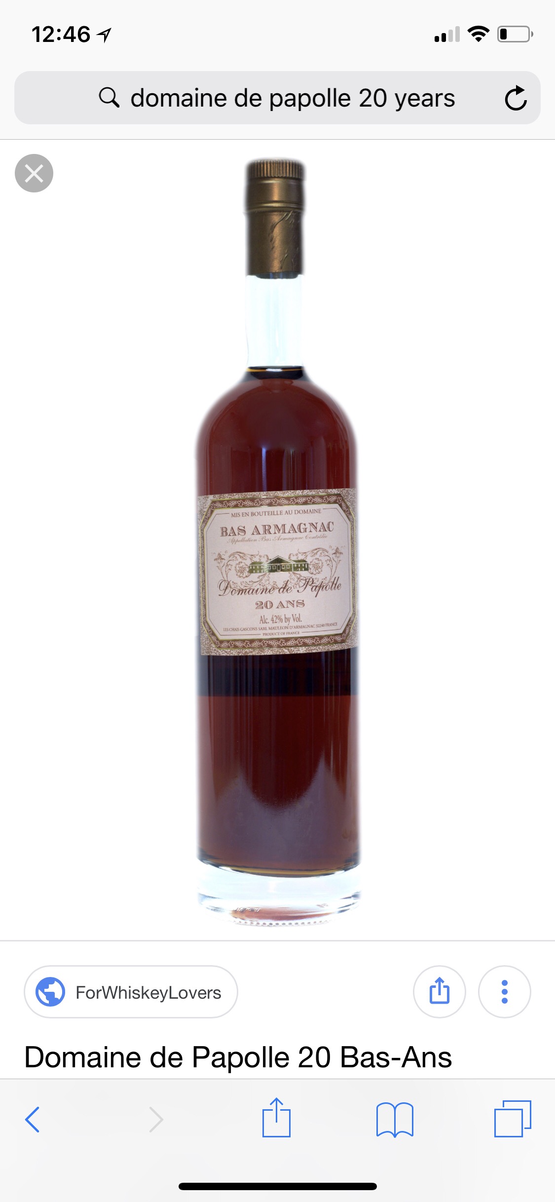 Domaine de Papolle 20 year