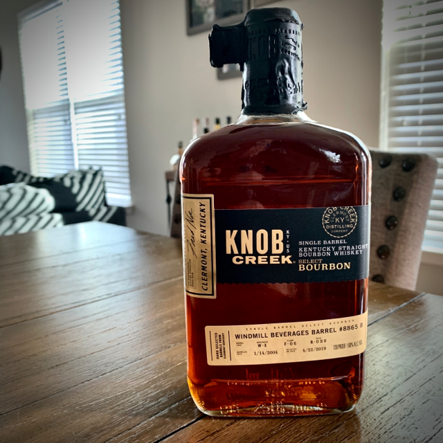 Knob Creek Single Barrel Select - Windmill Beverages Barrel #8865 B