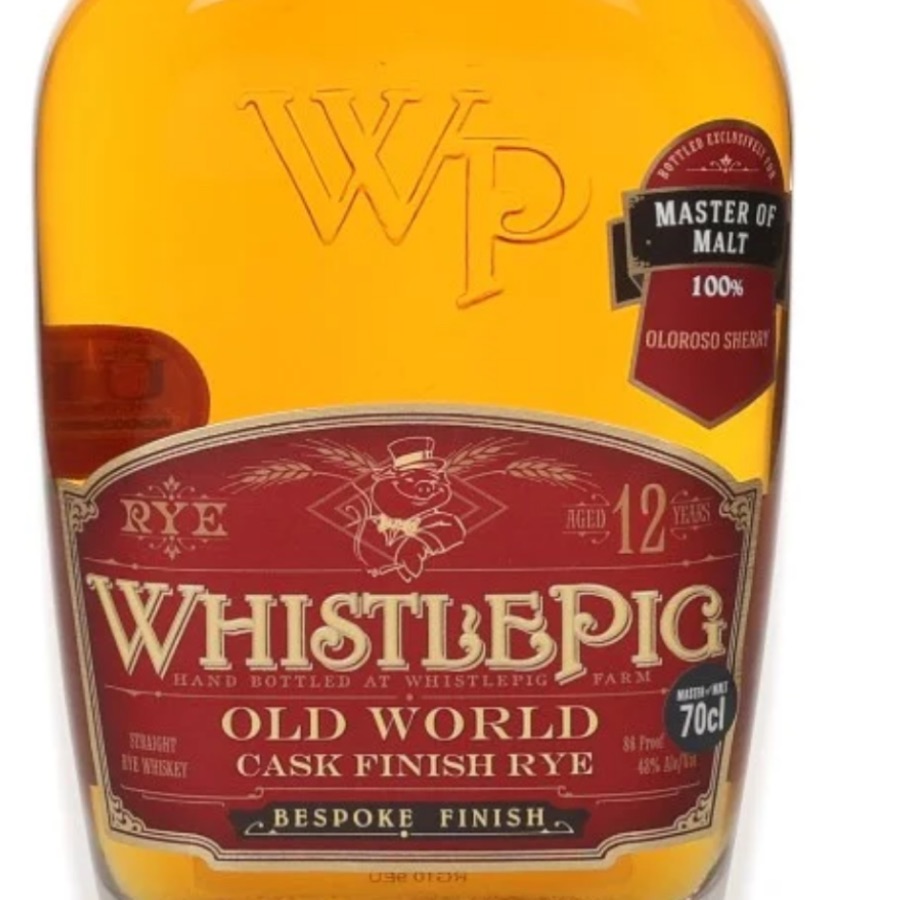 WhistlePig 12 Year Old Oloroso Cask - Old World (Master of Malt) Whiskey