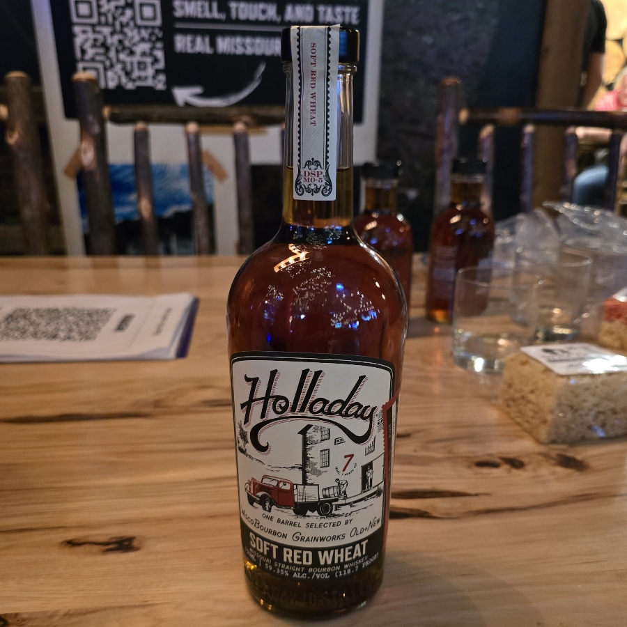 Holladay Soft Red Wheat Bourbon 7 Year 1 Month One Barrel Select (Wisco Bourbon and Grainworks)