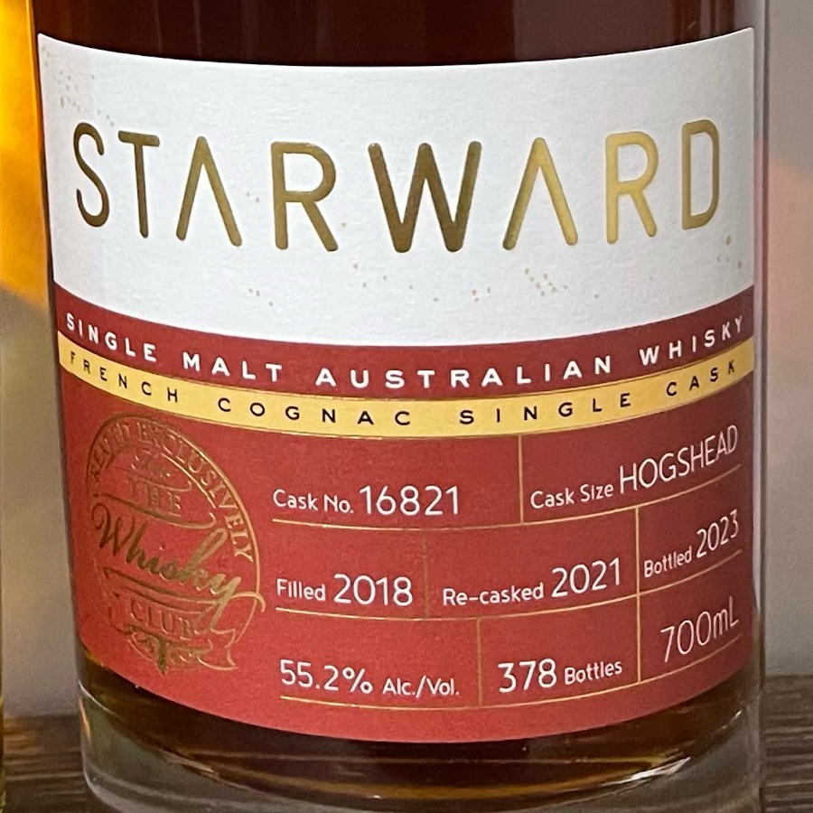 Starward Cognac Cask Finished Single Cask