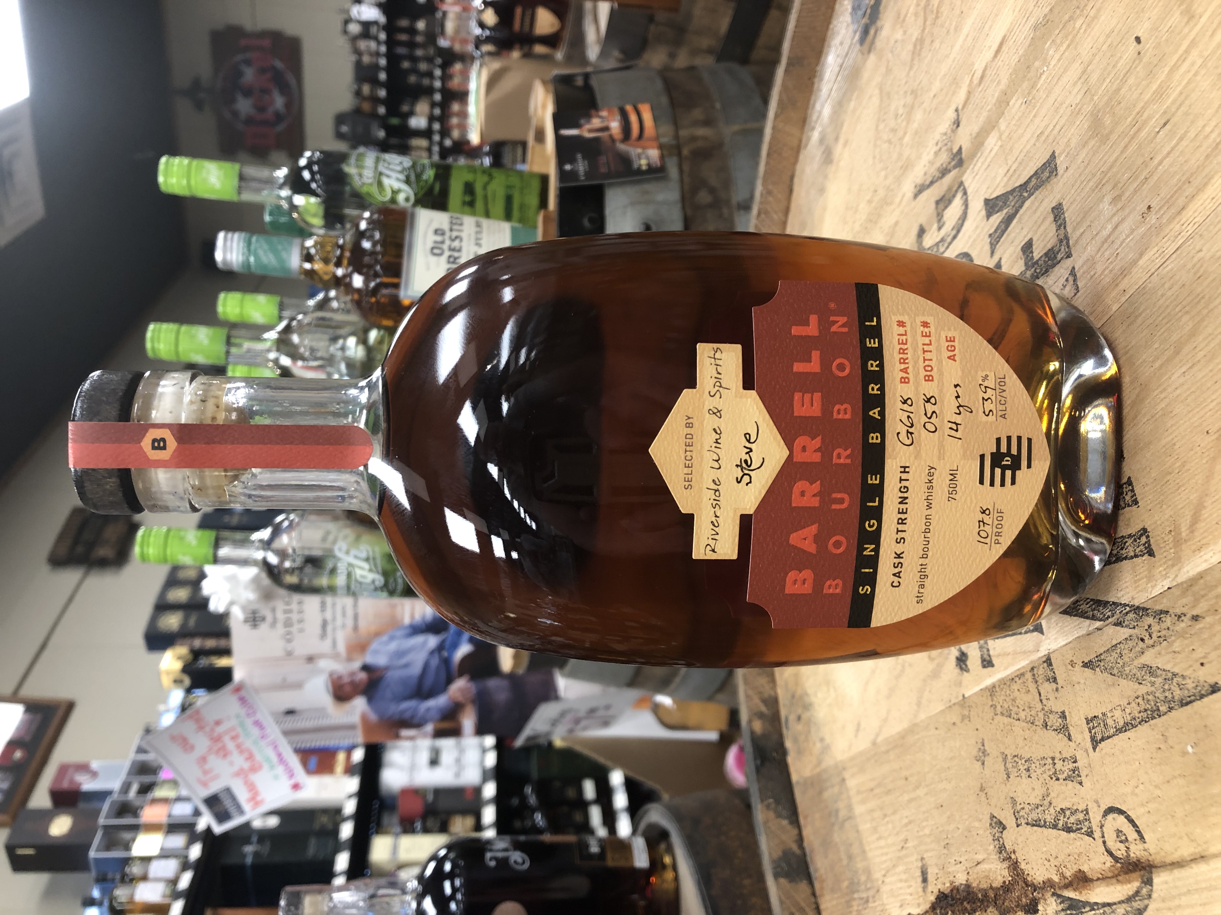 Barrell Bourbon Single Barrel #G618 (Riverside Wine & Spirits)