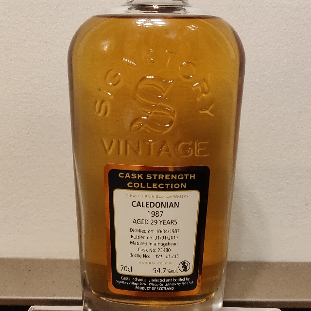 Caledonian 1987 29 Year Cask Strength Collection (Signatory)