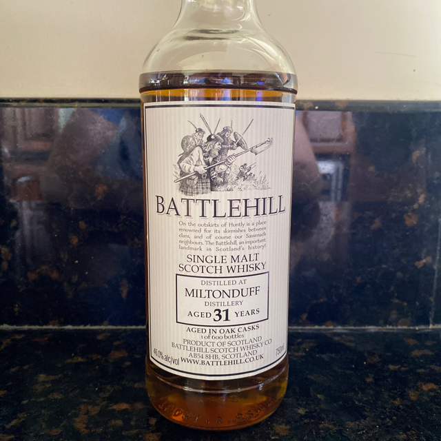 Battlehill (Miltonduff 31 yo)