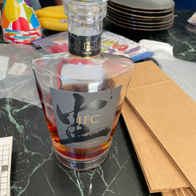JFC 14 Year Straight Blended Whiskey