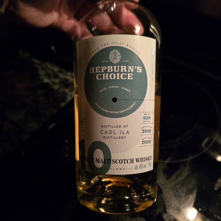 Hepburn's Choice Caol Ila 10 year (Islay)