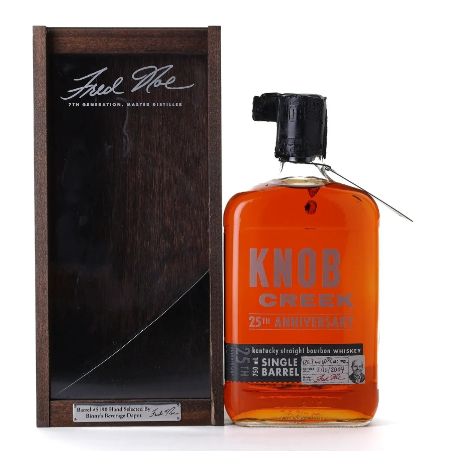 Knob Creek 25th Anniversary Bourbon "Binny's" Provate Barrel Selection (Barrel 5190, 2017)