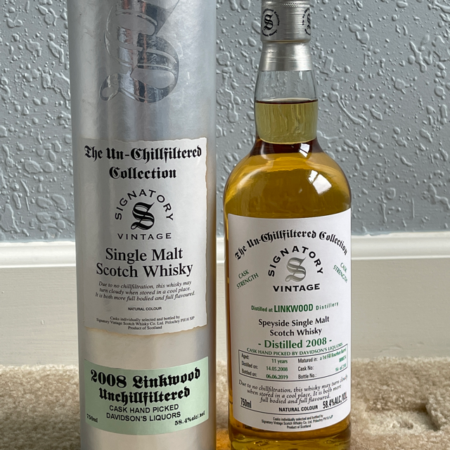 Signatory 2008 Linkwood Cask Strength