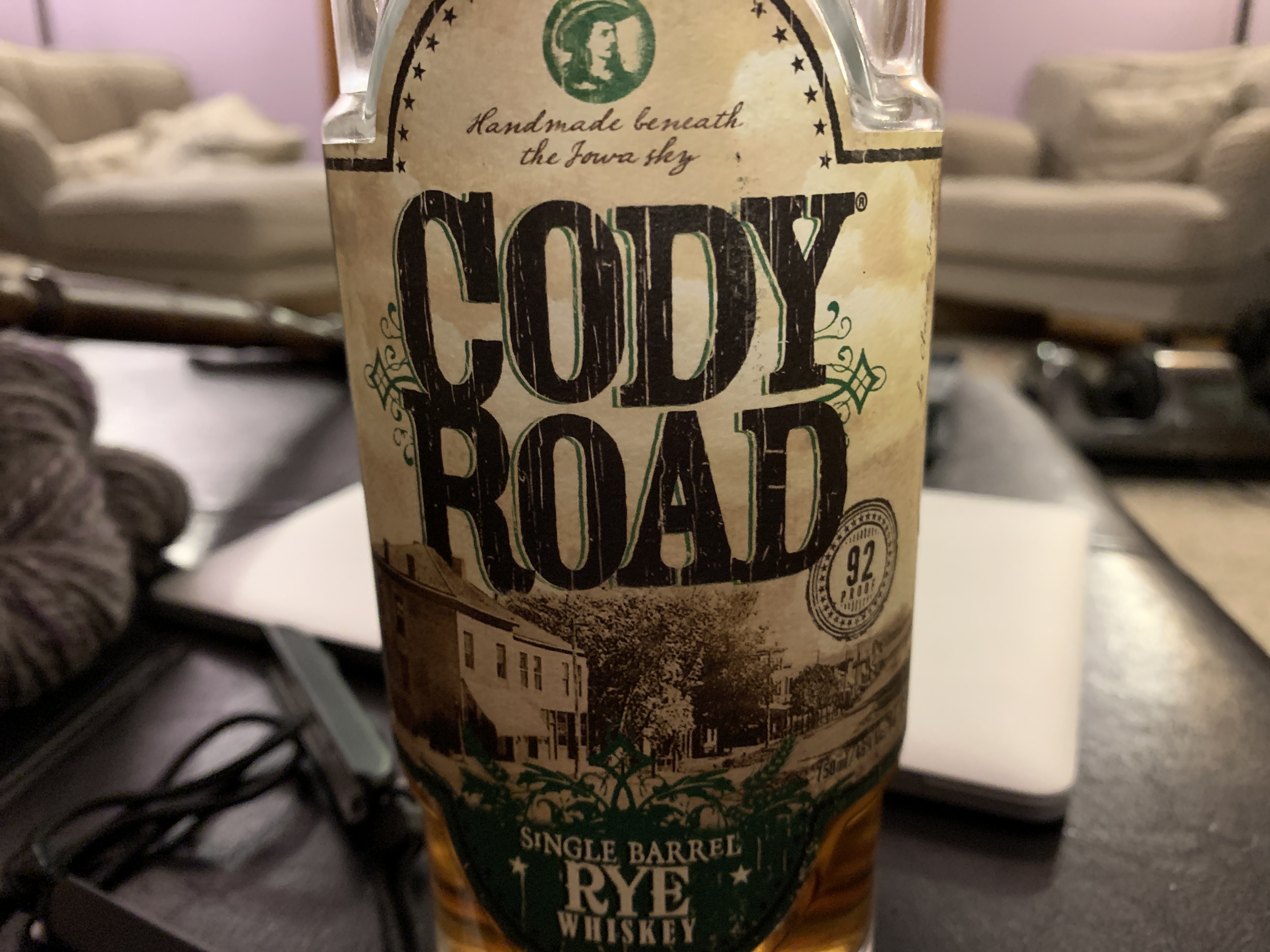 Cody Road Single Barrel Rye