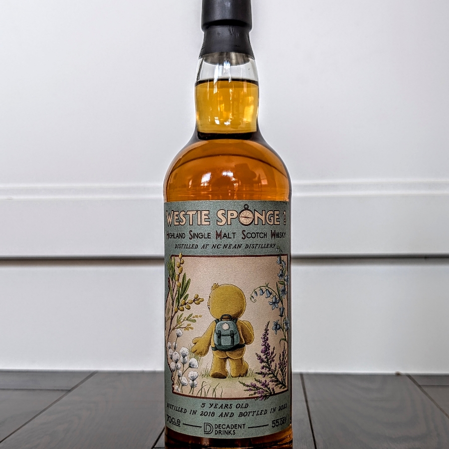 Whisky Sponge Nc'Nean 2018 5 Year Single Malt Scotch Whisky