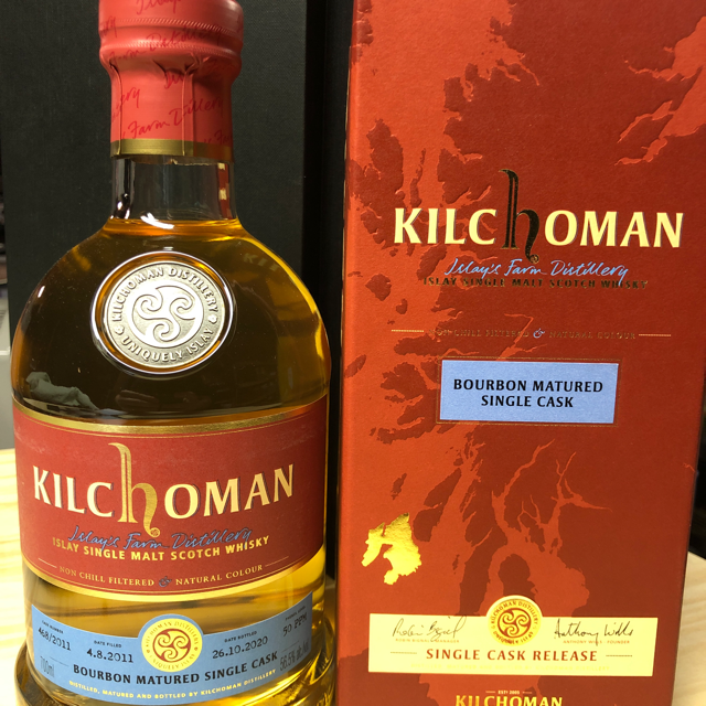 Kilchoman Bourbon Matured Single Cask 2020